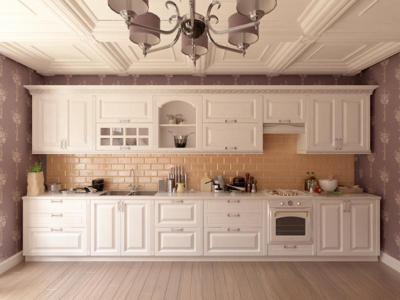 элитная светлая кухня в Нижневартовске