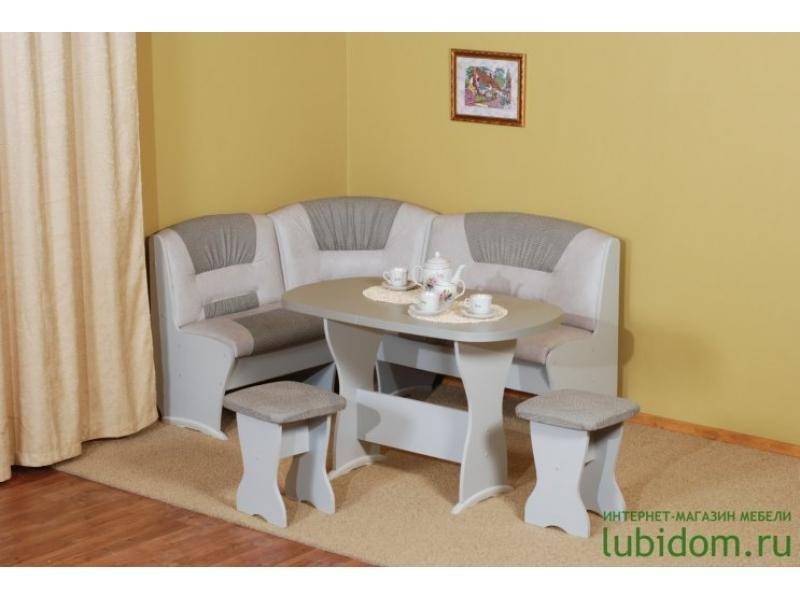 кухонный уголок тип 10 серый в Нижневартовске