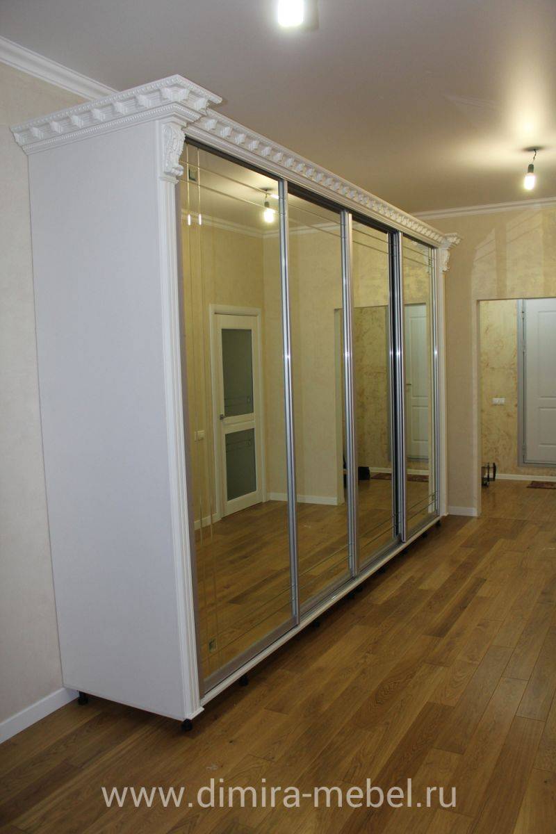 большой зеркальный шкаф-купе в Нижневартовске