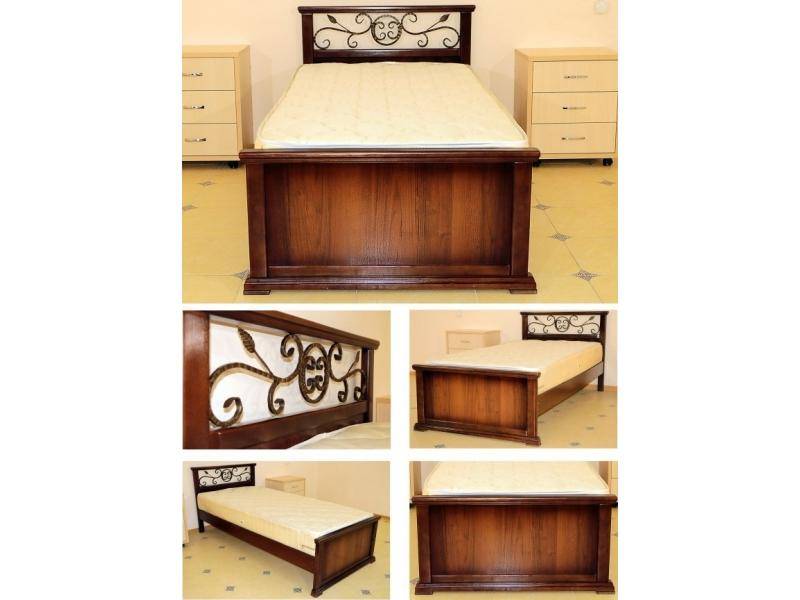 кровать с кованным изголовьем артикул 0536 в Нижневартовске