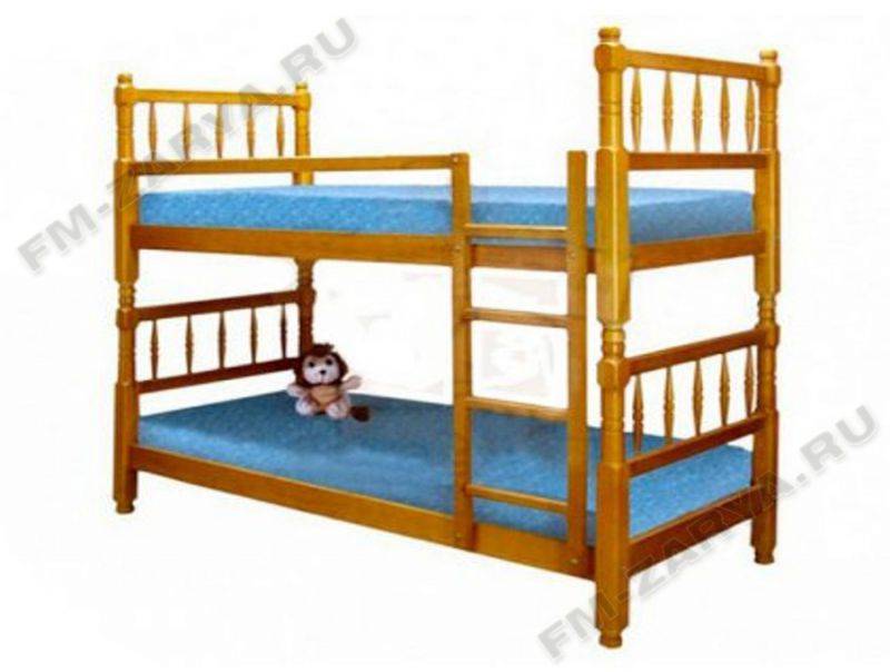 детская кровать двухъярусная точеная в Нижневартовске