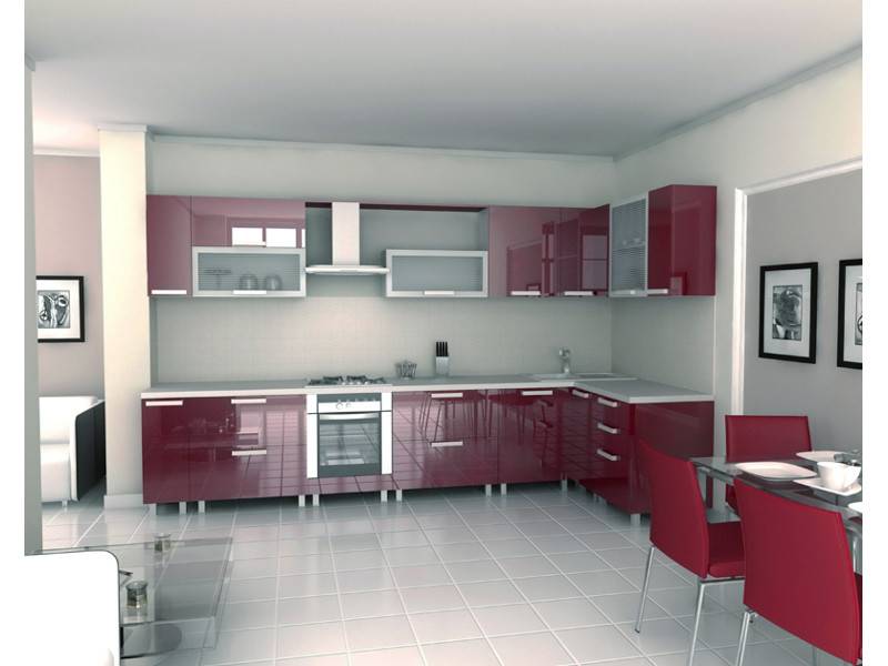 кухня угловая валенсия пластик в Нижневартовске