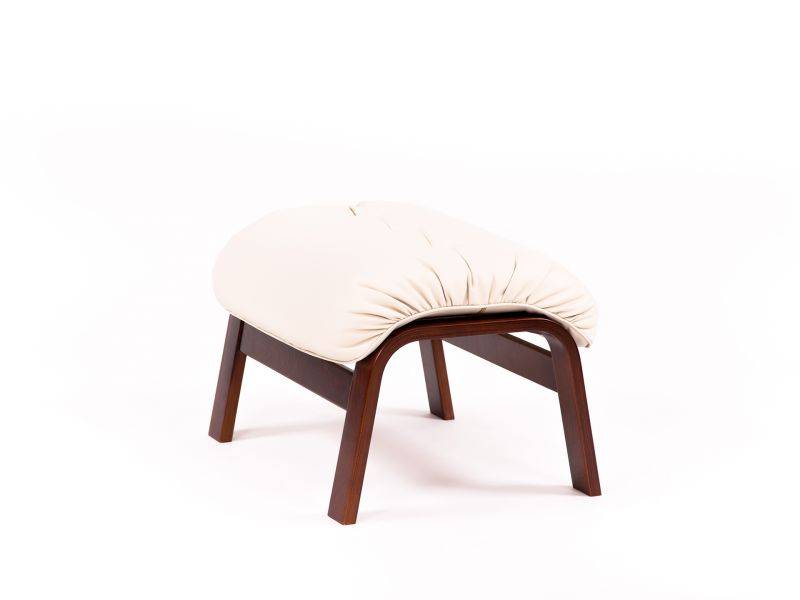 пуф альбано эко-кожа крем, каркас вишня в Нижневартовске