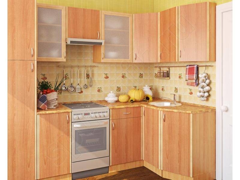 кухонный гарнитур угловой вишня в Нижневартовске