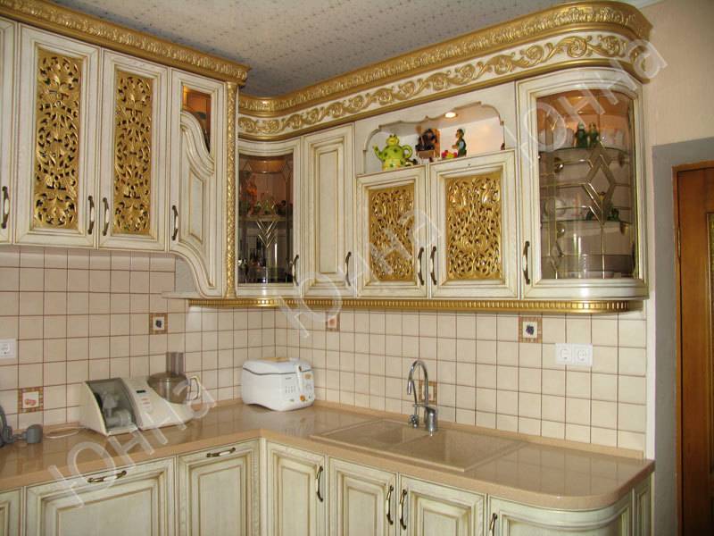 кухонный светлый гарнитур юнна в Нижневартовске