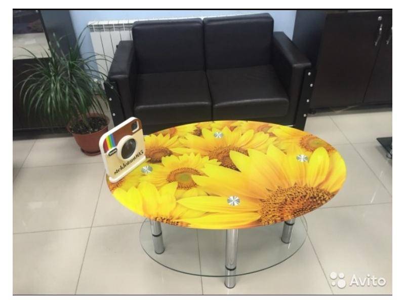 круглый стол из стекла в Нижневартовске