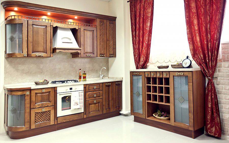 классическая прямая кухня валенсия в Нижневартовске