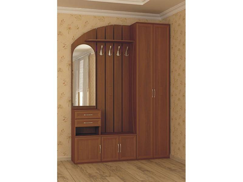 прихожая в коричневом цвете янтарь в Нижневартовске