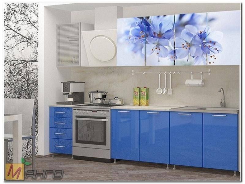 прямая кухня лара с фотопечатью в Нижневартовске