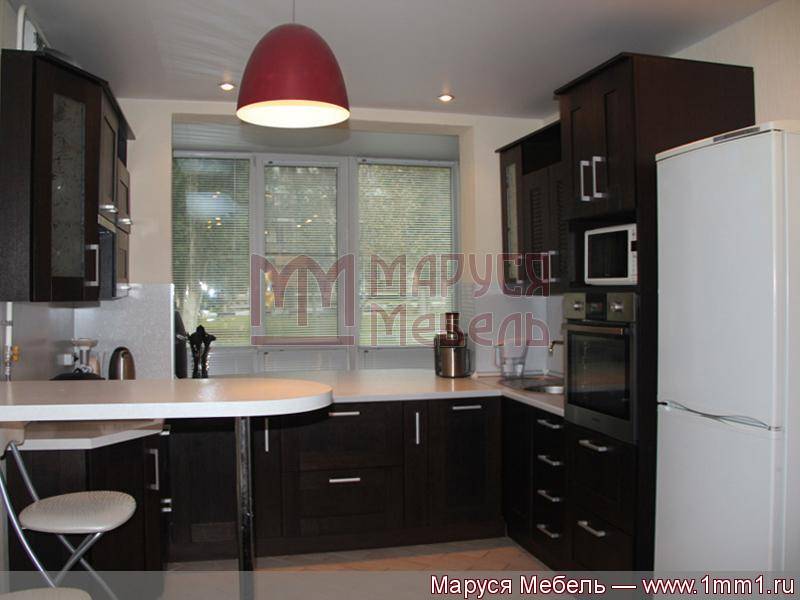 кухня п-образная массив в Нижневартовске