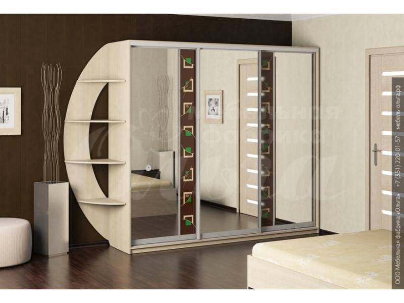 стильный шкаф какао трио в Нижневартовске