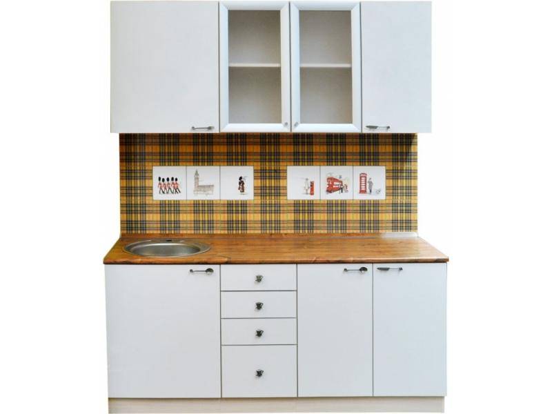 кухня прямая лак белый в Нижневартовске