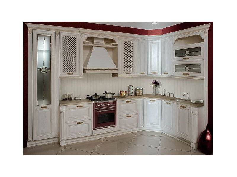 светлая кухня из массива фортуна в Нижневартовске