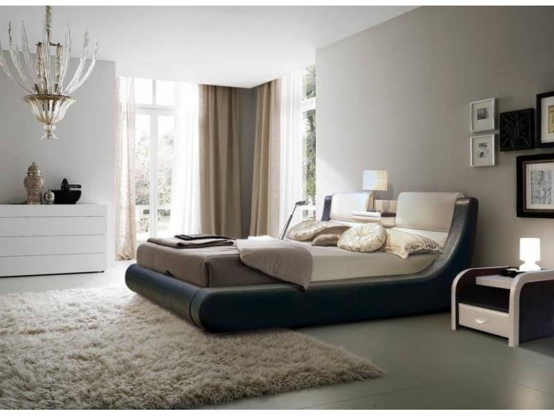 кровать симпатика двуспальная экокожа в Нижневартовске