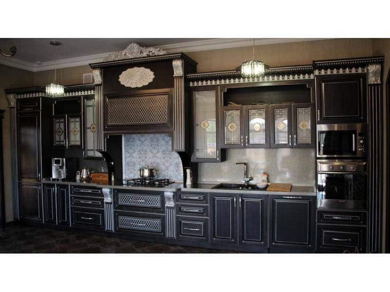 прямая кухня неаполь-негро в Нижневартовске