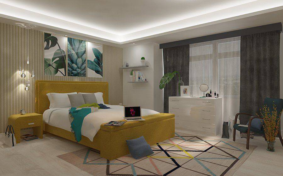 спальня бирюза шафран в Нижневартовске