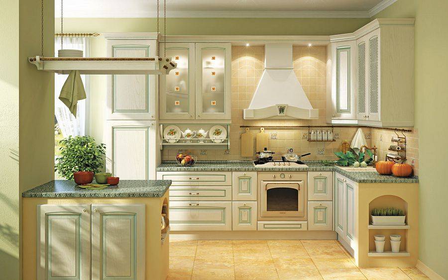 классическая кухня искья зелёная в Нижневартовске