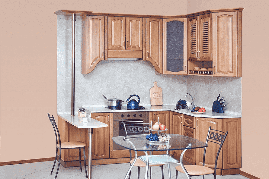 кухня фантазия угловая ольха в Нижневартовске