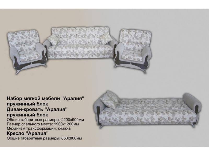 диван прямой аралия книжка в Нижневартовске