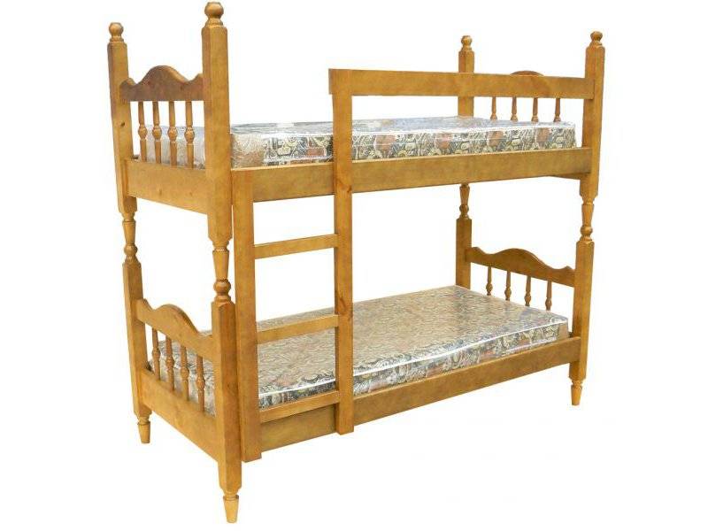 кровать 2-х ярусная разборная точеная в Нижневартовске