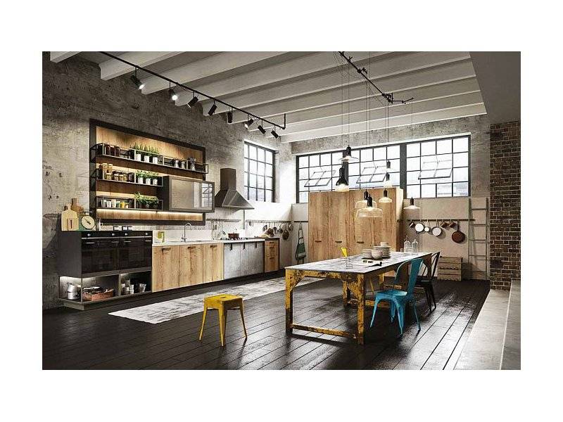 большая кухня лофт в Нижневартовске