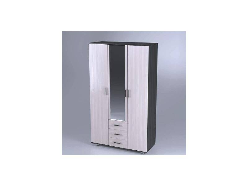 шкаф оскар 3х створчатый с 3 ящиками в Нижневартовске