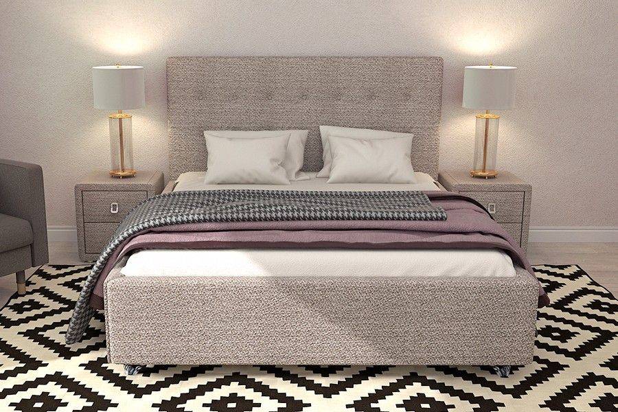 кровать джейн серебристо-серый в Нижневартовске