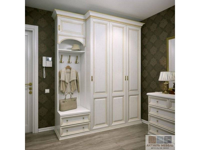 шкаф-прихожая в классическом стиле в Нижневартовске