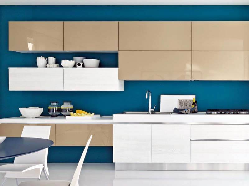 кухня прямая акрил песочный al16 в Нижневартовске