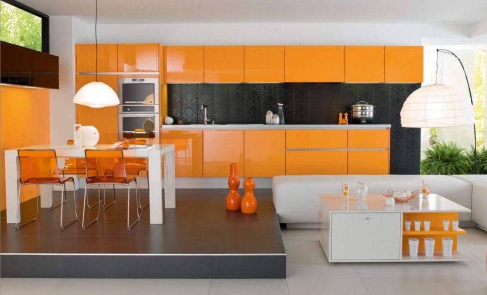 оранжевая кухня в Нижневартовске