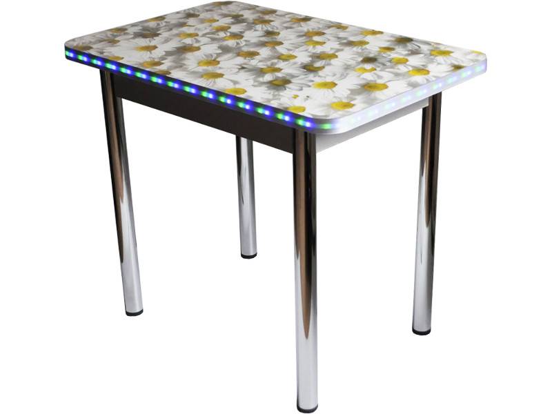 стол обеденный светодиодный ромашки в Нижневартовске
