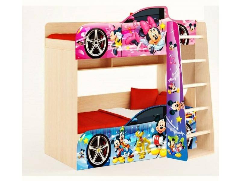 детская кровать микки и мини маус модель 4 в Нижневартовске