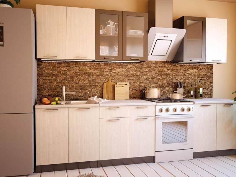 кухонный гарнитур лдсп дуб млечный в Нижневартовске