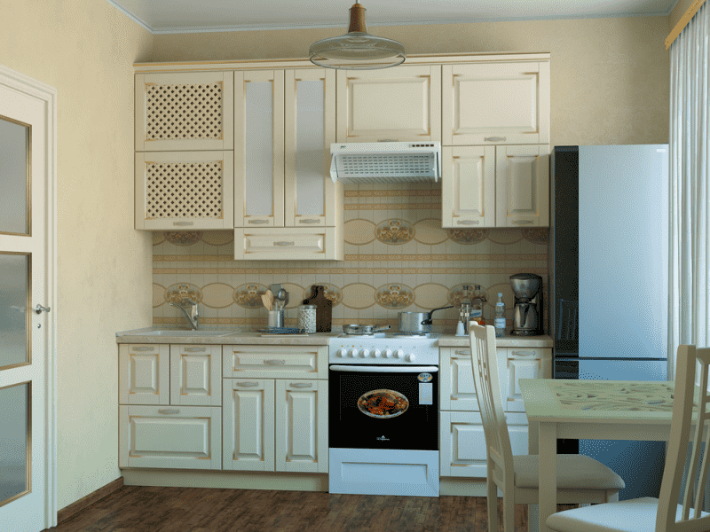 кухня прямая из массива дерева в Нижневартовске