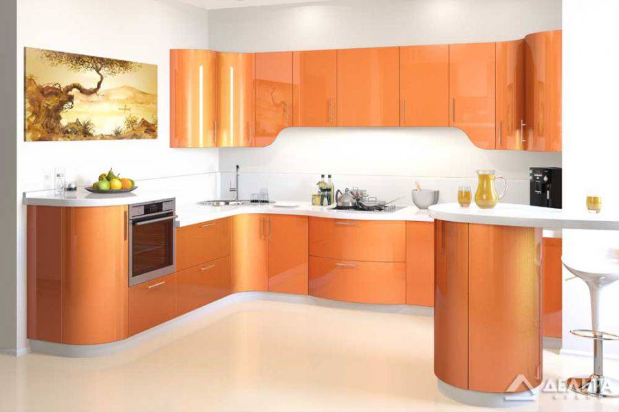 кухонный гарнитур модерн аликанте эмаль в Нижневартовске