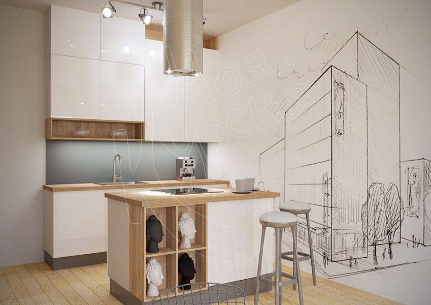 белая кухня графика в Нижневартовске