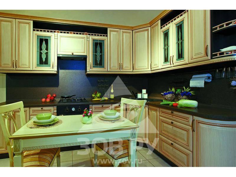 кухонный гарнитур турин 3 молочный в Нижневартовске