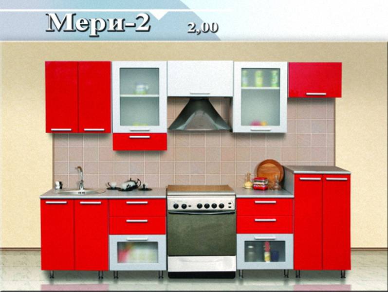 кухня прямая «мери - 2» в Нижневартовске