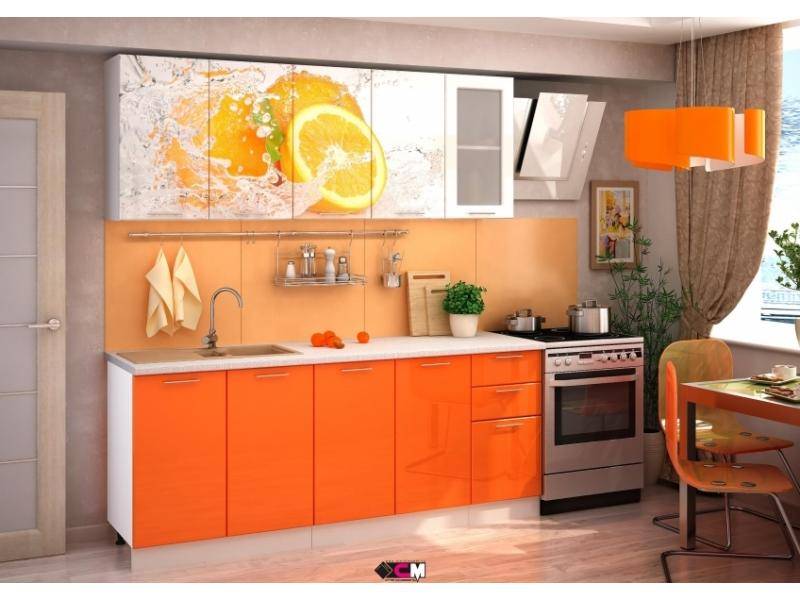 оранжевая кухня апельсин в Нижневартовске