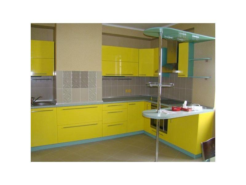 кухня с фасадом мдф лакокраска 5 в Нижневартовске