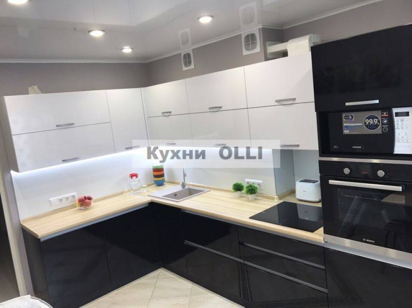 современная угловая кухня в Нижневартовске