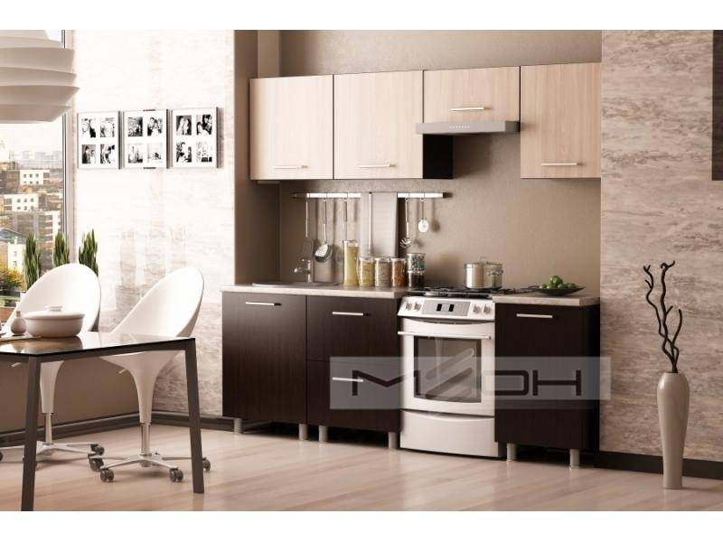 классическая прямая кухня лдсп-33 в Нижневартовске