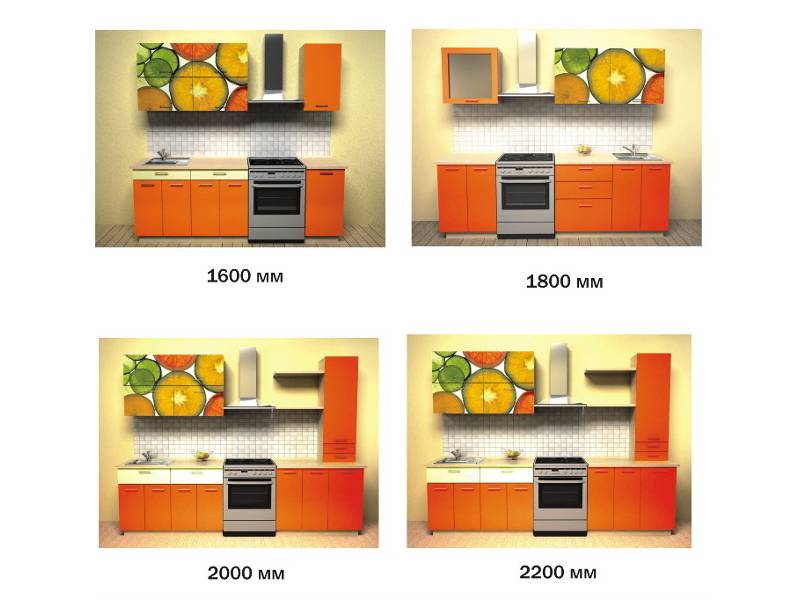 кухонный гарнитур цитрус оранжевый в Нижневартовске