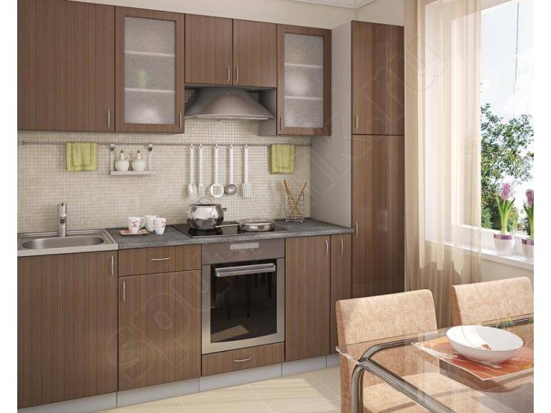 кухонный гарнитур прямой корица в Нижневартовске