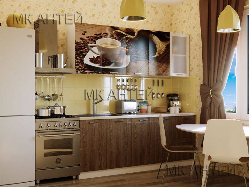 кухонный гарнитур с фотопечатью на лдсп в Нижневартовске