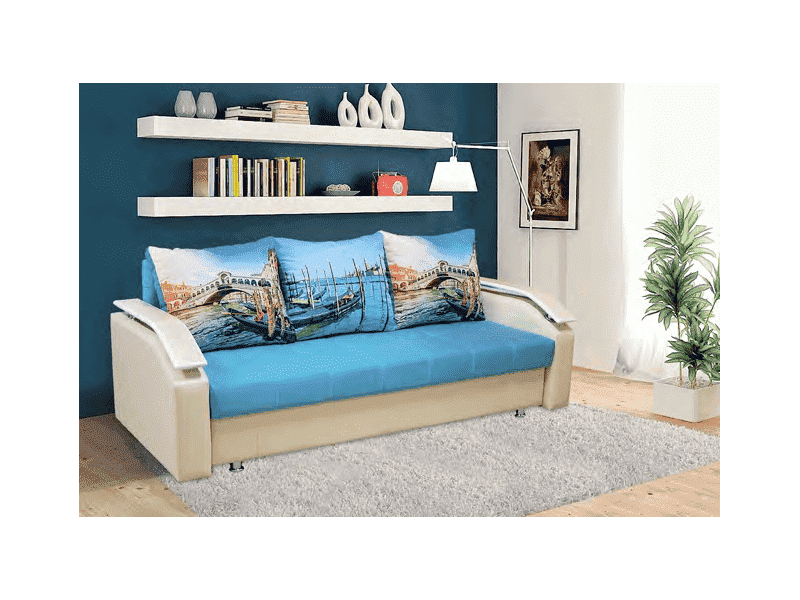 диван прямой олимп с подушками в Нижневартовске