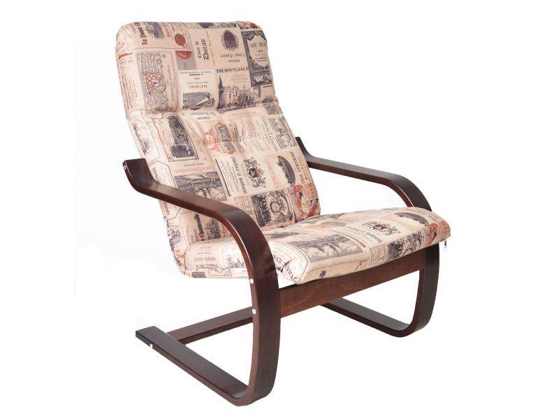 кресло сайма ткань винум 02, каркас вишня в Нижневартовске