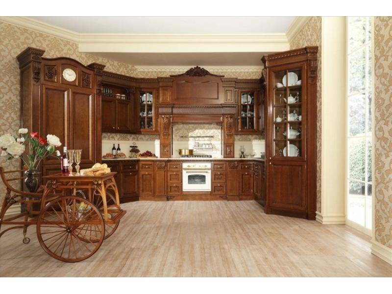 кухня из массива караваджо в Нижневартовске