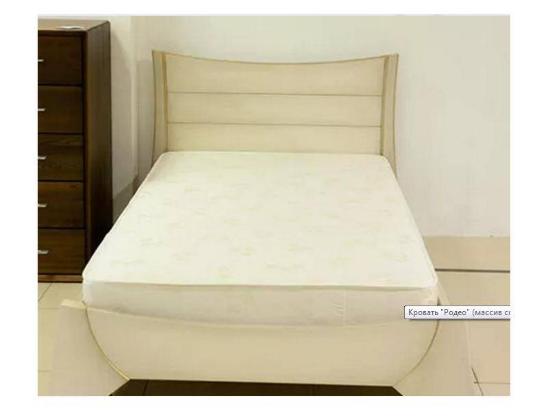 кровать родос (массив сосны, эмаль слоовая кость с золотой патиной) в Нижневартовске