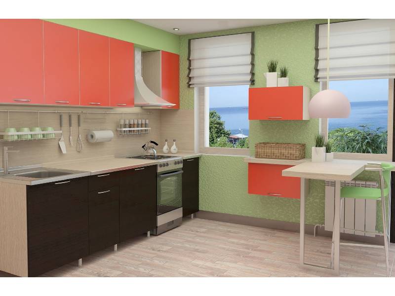 кухня прямая бельканто фасады лдсп в Нижневартовске